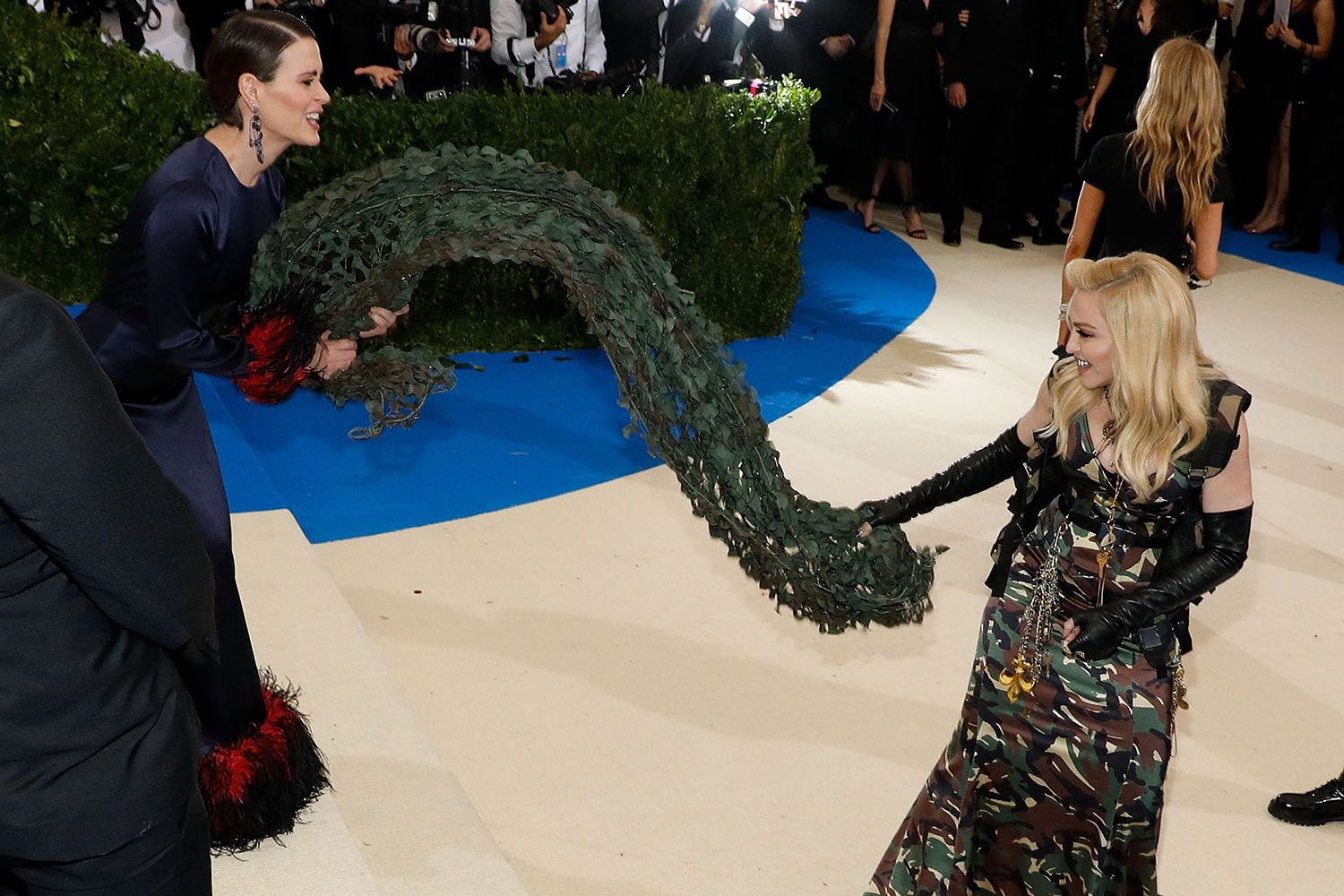 Sarah Paulson absolutely lost her mind when she saw Madonna at the Met Gala