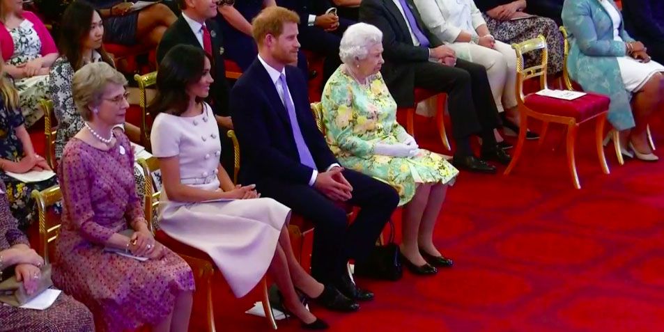 Meghan Markle Wears Prada with Prince Harry at The Queen's Young Leaders  Awards