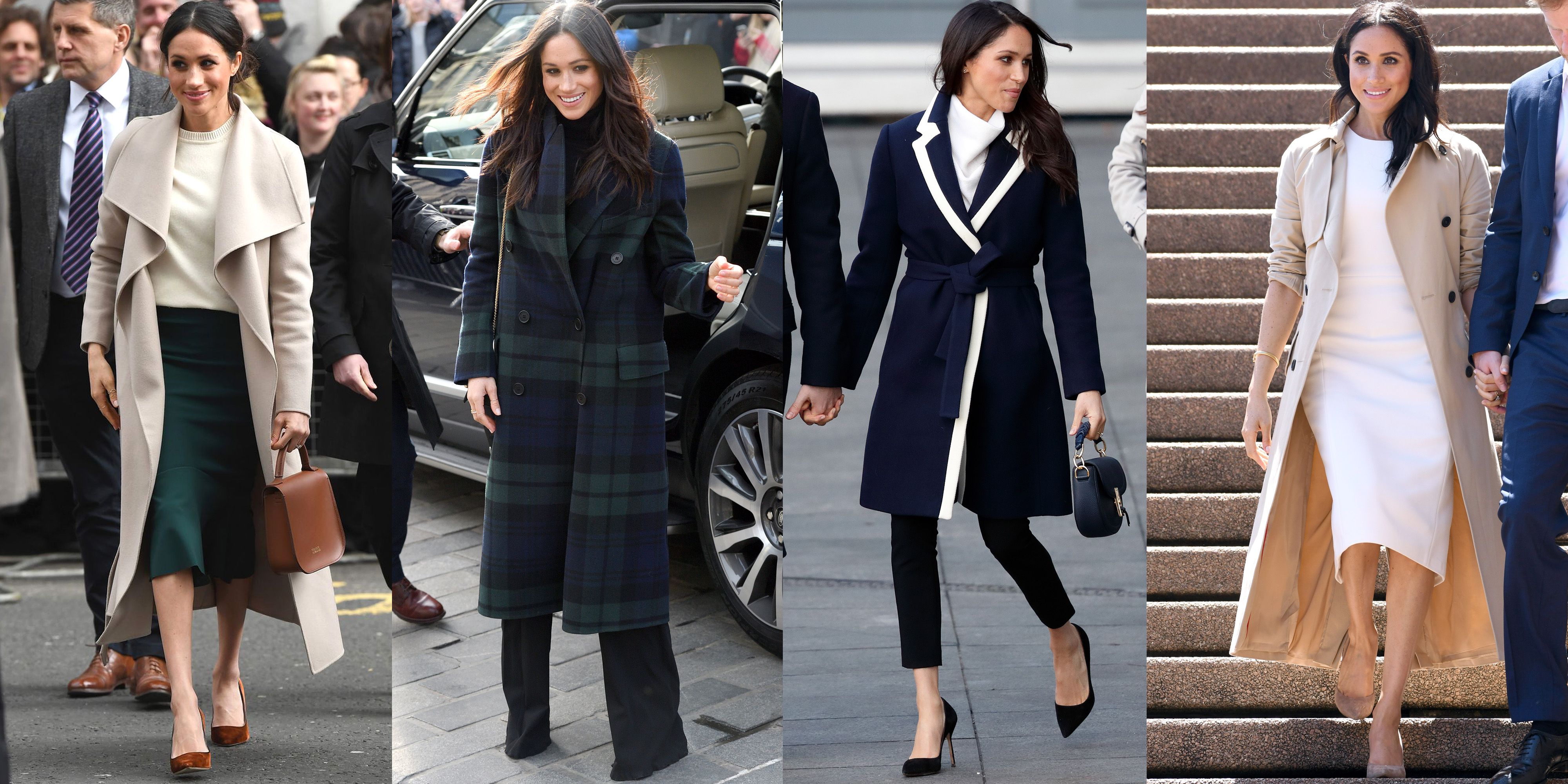 Meghan Markle Wore a Trench Coat Dress