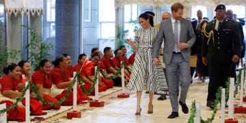 The Duke and Duchess of Sussex visit Tonga