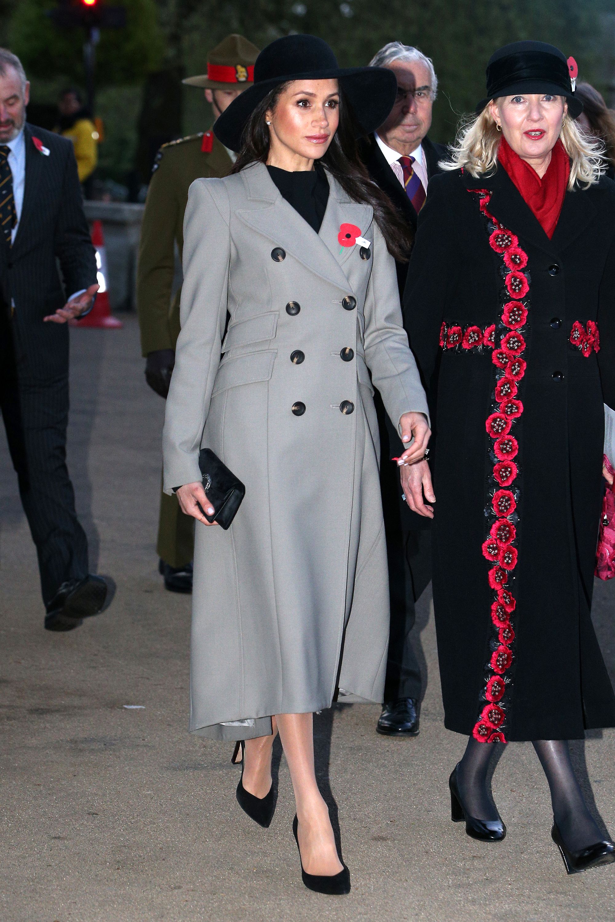 Meghan markle hotsell grey coat