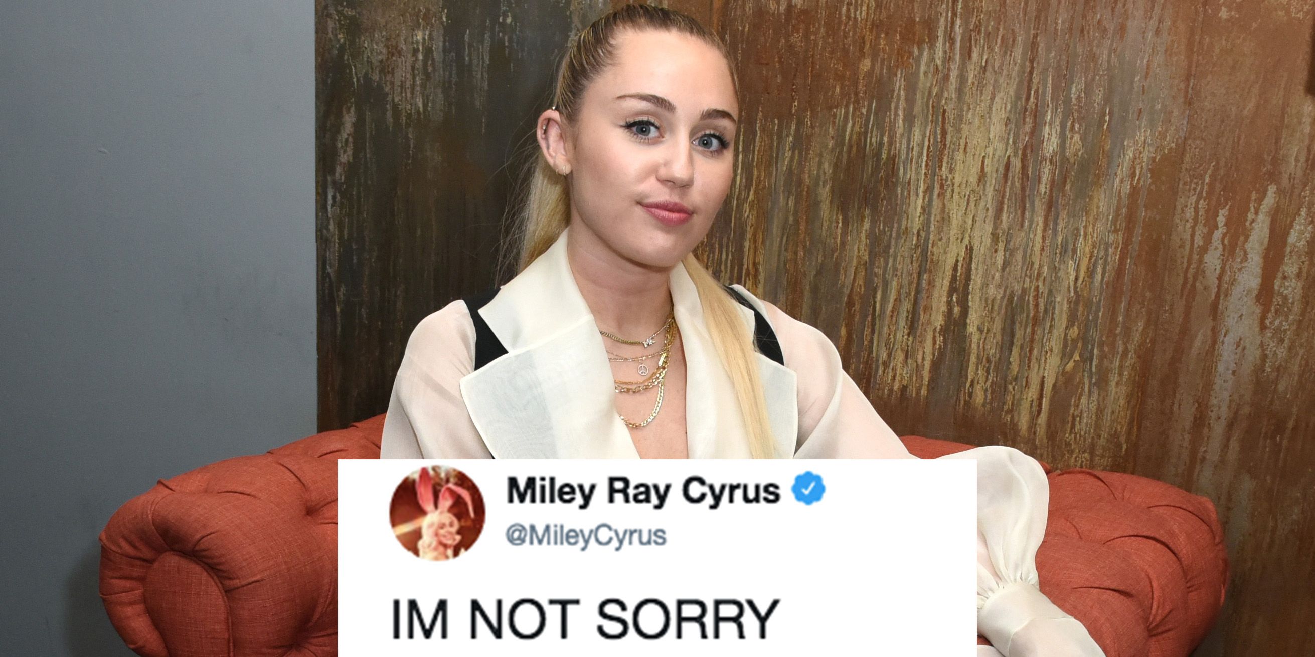 2622px x 1311px - Miley Cyrus Rescinds Apology for Posing Nearly Topless 10 Years Ago