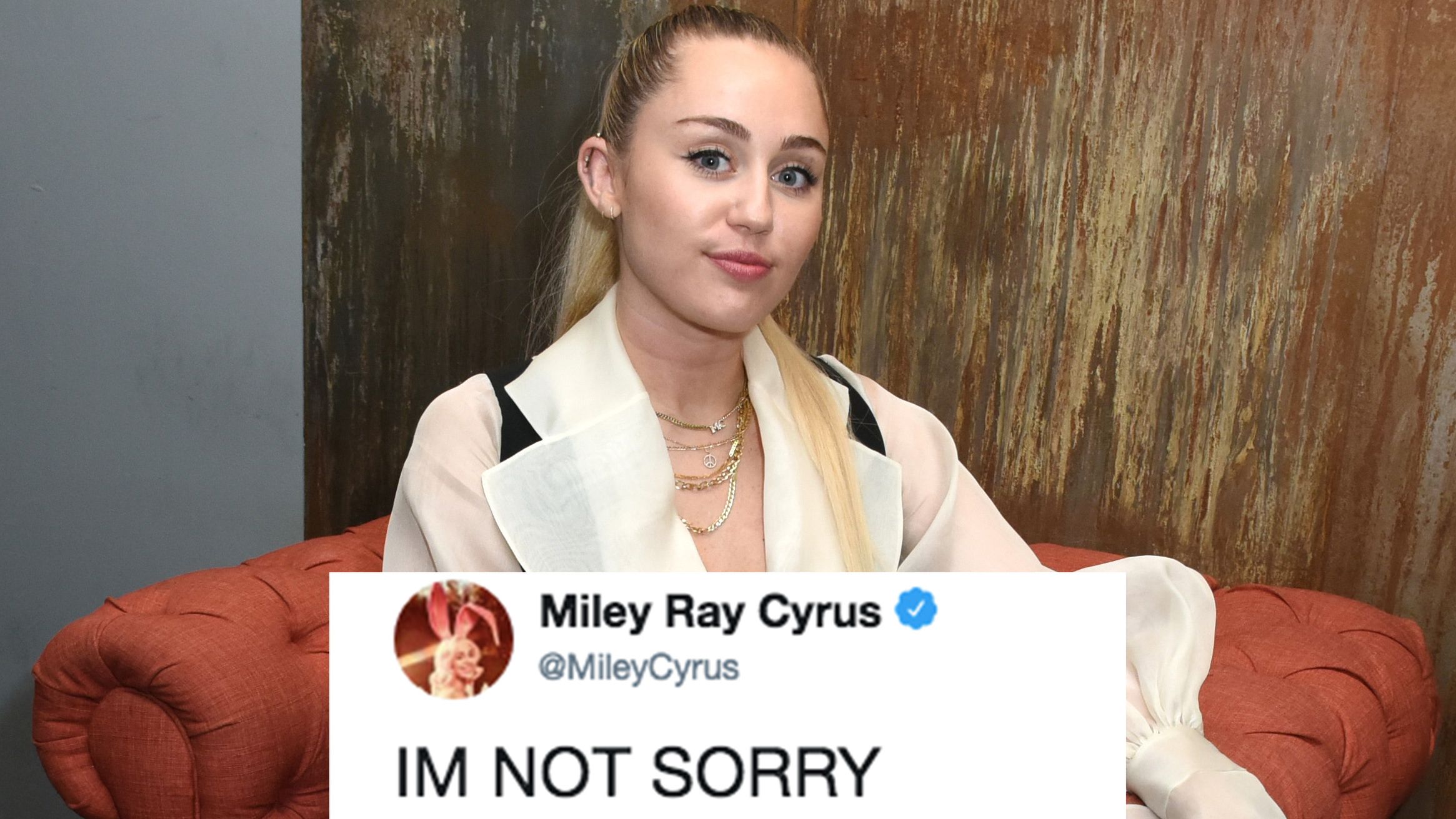2330px x 1311px - Miley Cyrus Rescinds Apology for Posing Nearly Topless 10 Years Ago