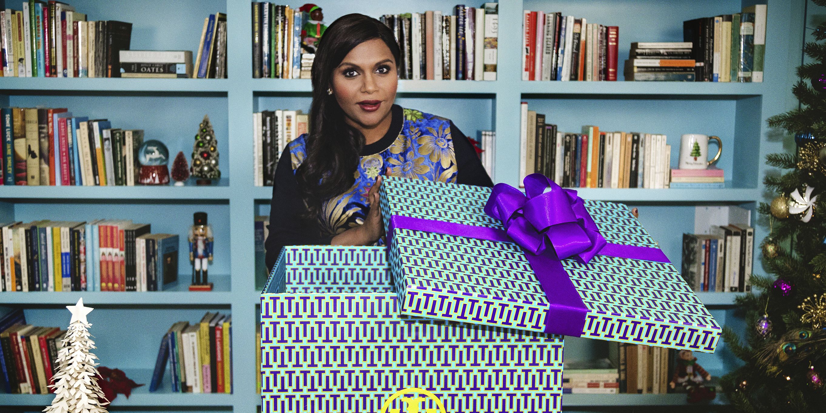 Mindy Kaling Embraces The Art of Regifting in Tory Burch's Holiday Video