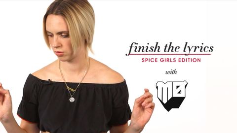 preview for Singer MØ tries to finish the lyrics of her favorite Spice Girls songs