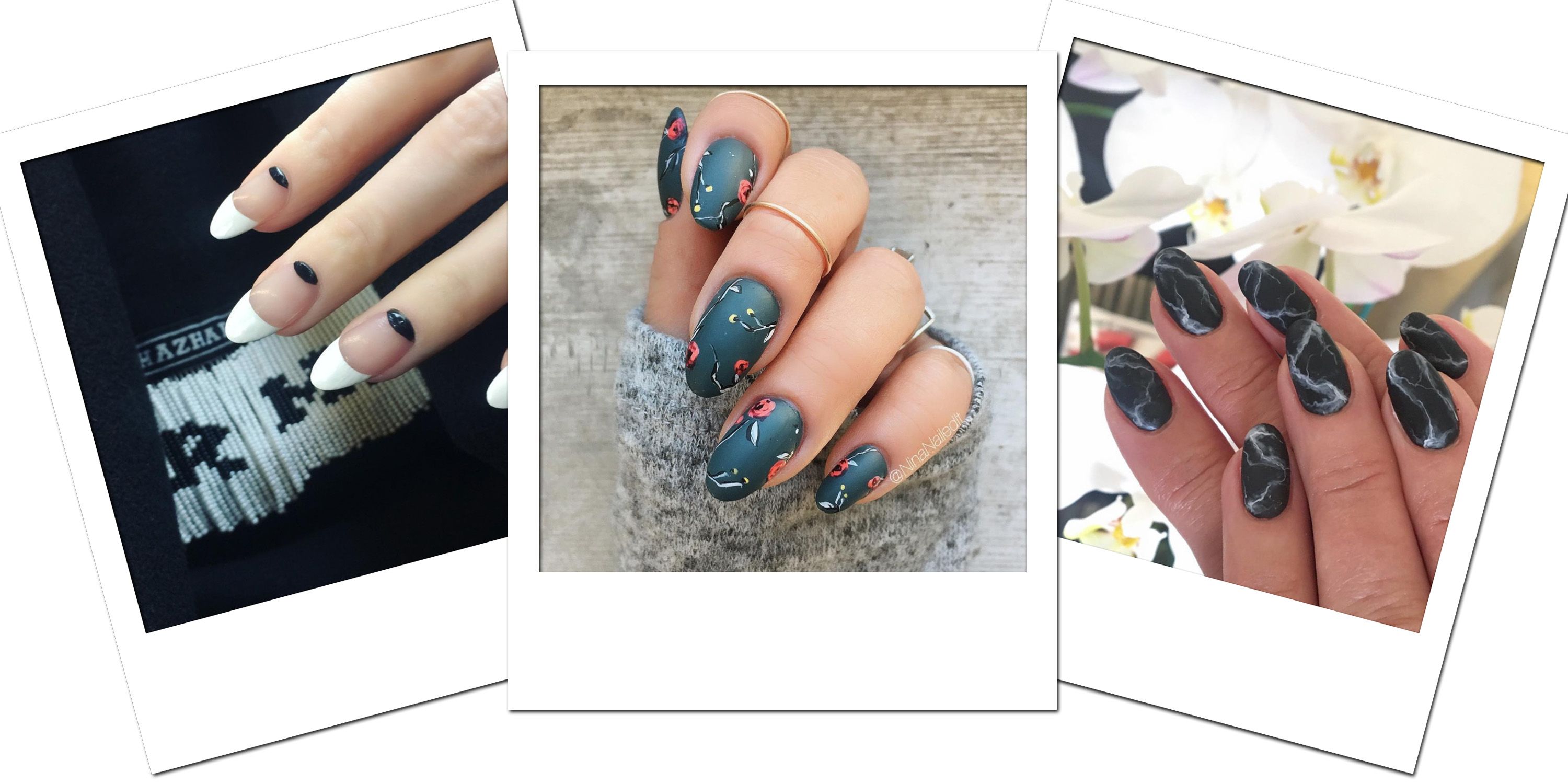 Premium Photo  Beautiful womans hands with spring summer floral nail design