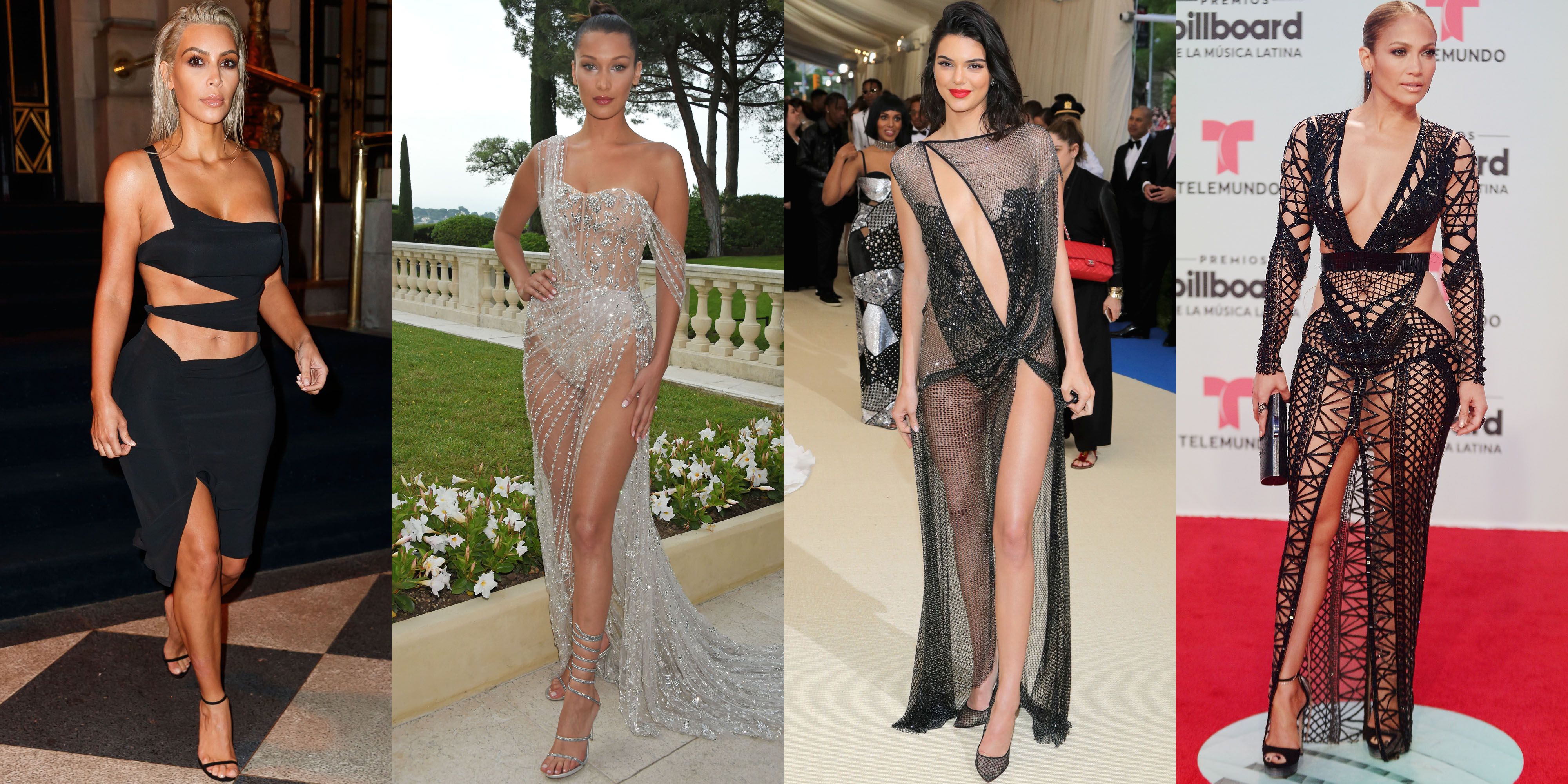 Hot Latina Nude Kim Kardashian - 14 Naked Dresses From 2017 â€“ Sexy Naked Dresses From 2017 Red Carpet Events