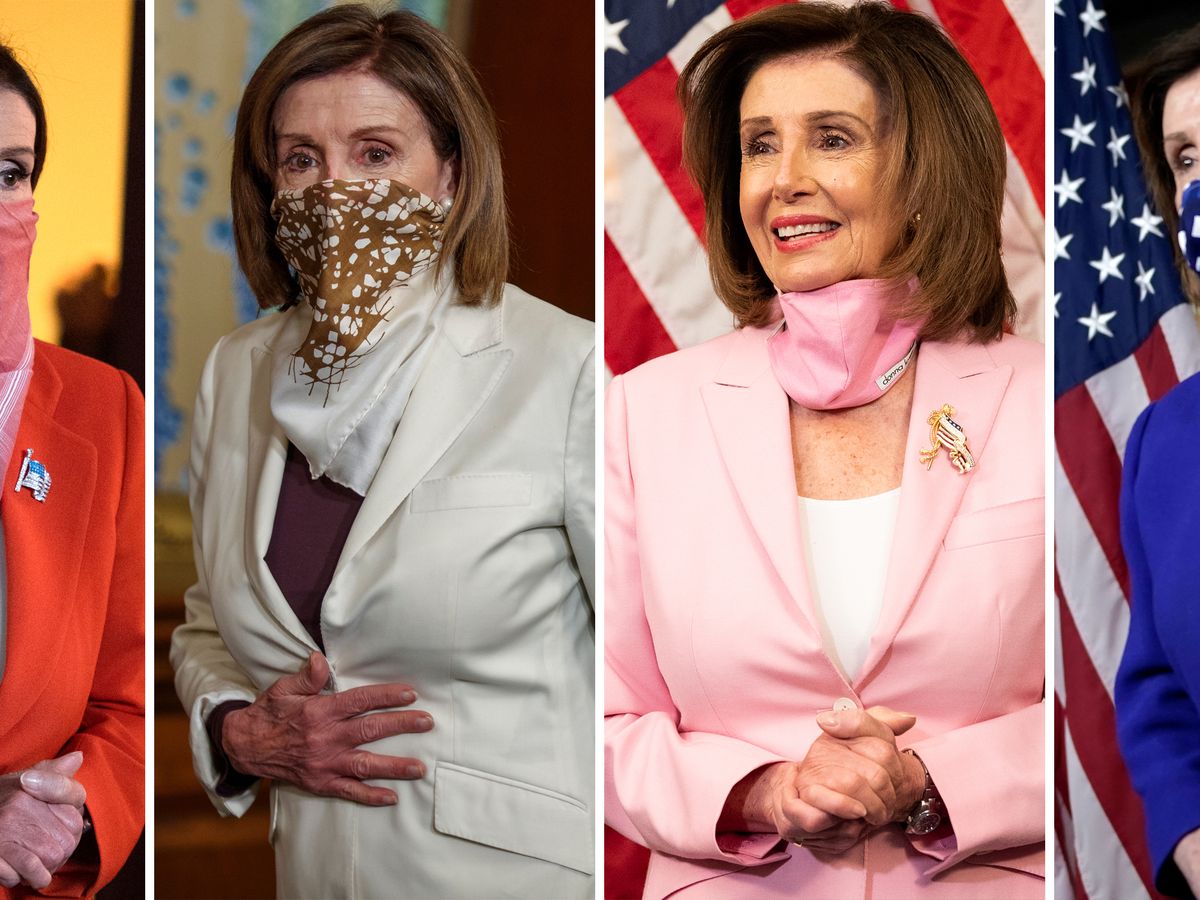 Nancy Pelosi Shows Personal Style with Face Masks