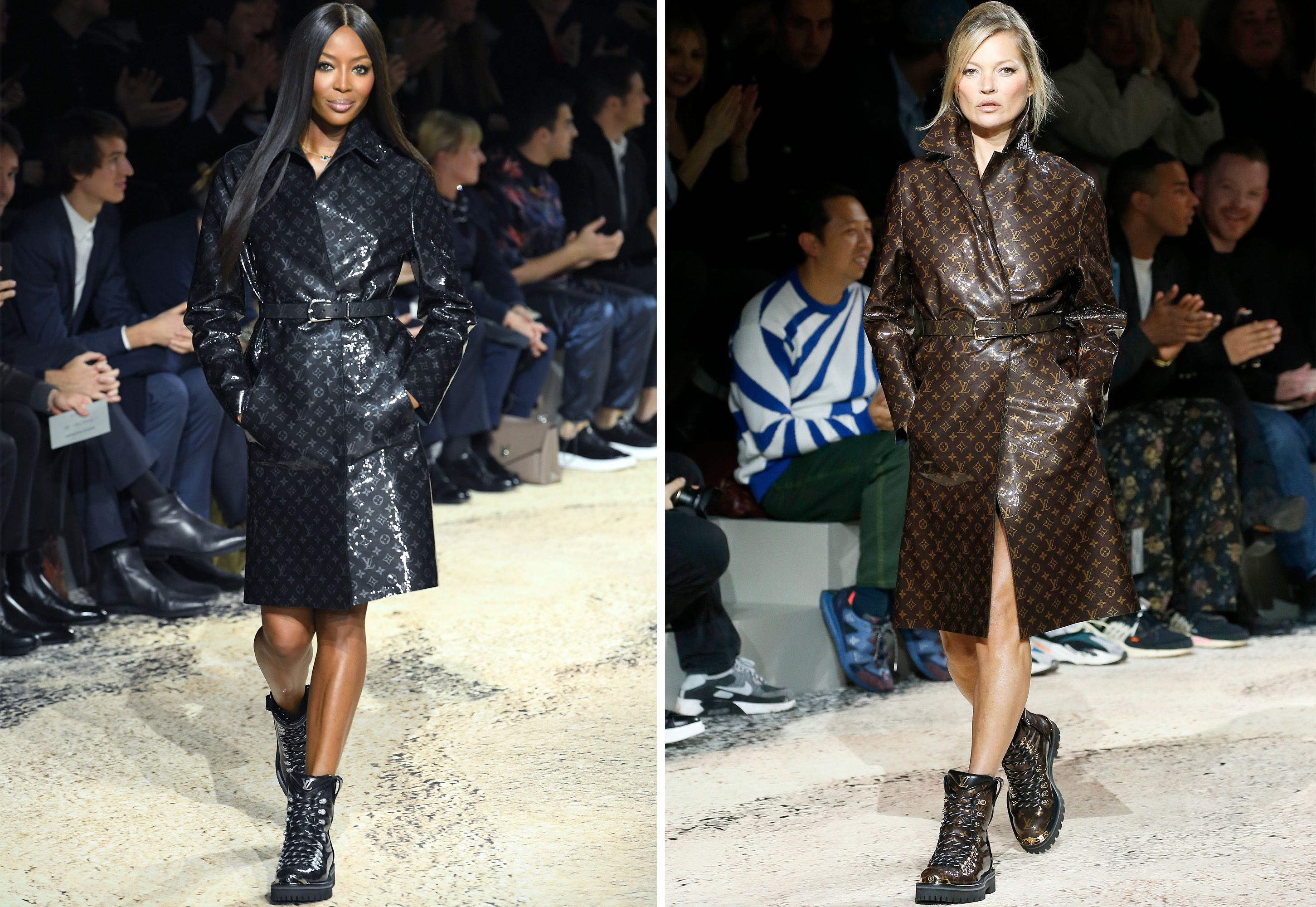Kate Moss holds court at Louis Vuitton menswear show