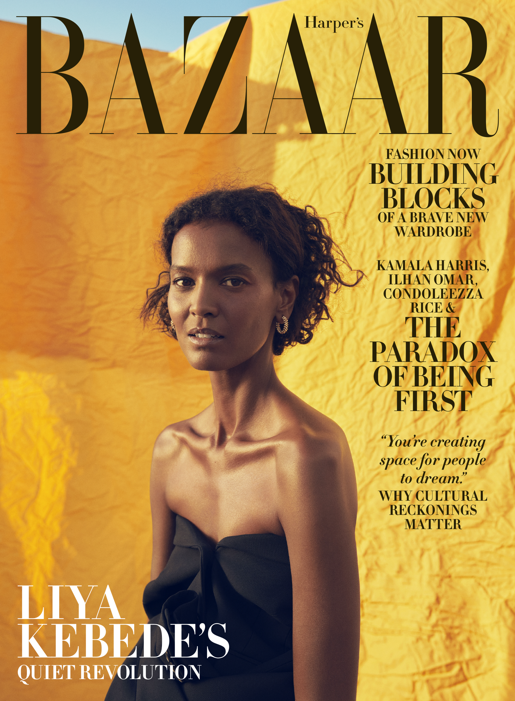 Bazaar India cover page Louis Vuitton suit