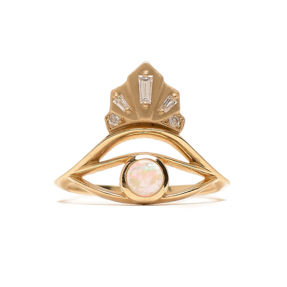 opal engagement ring michelle fantaci