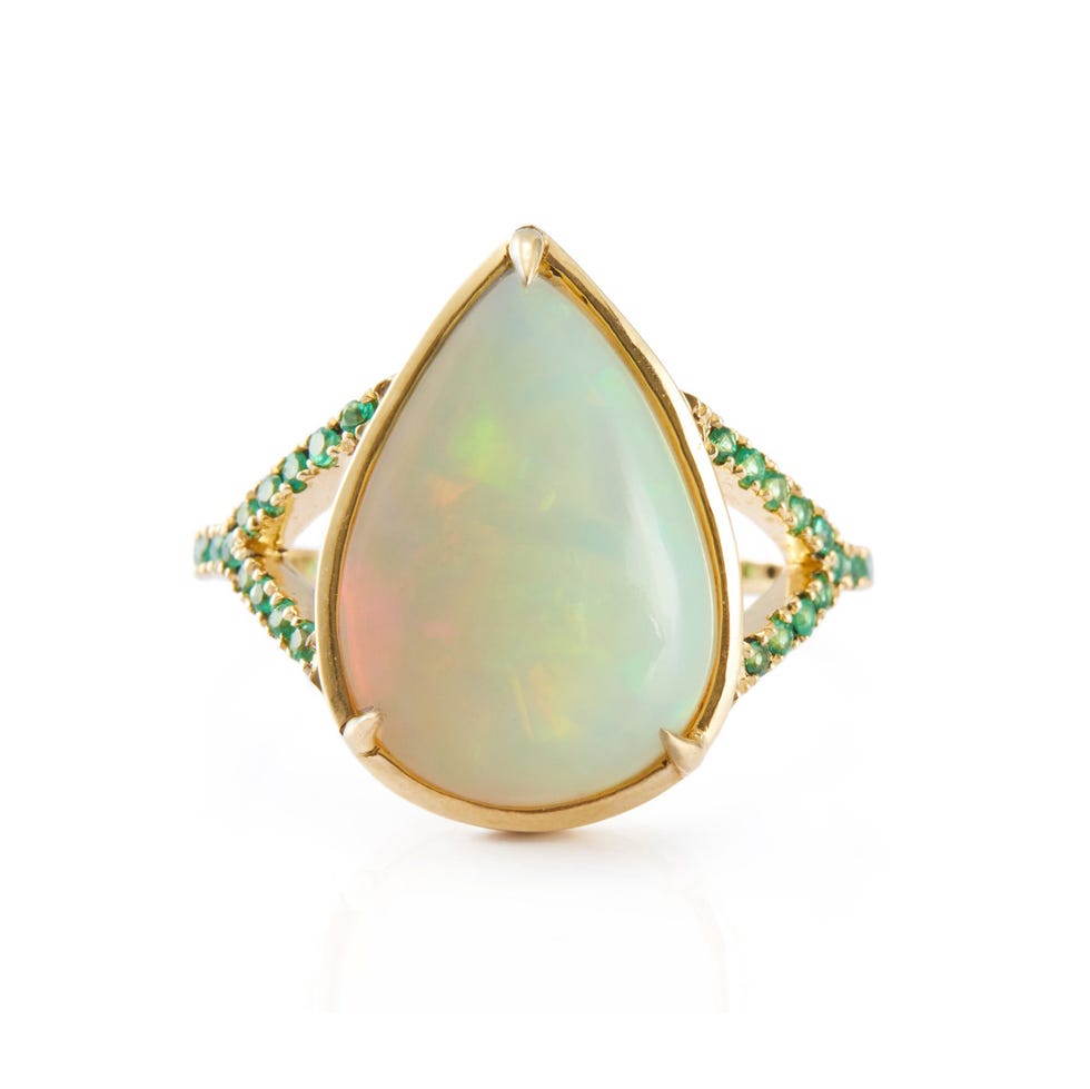 opal engagement ring yi collection