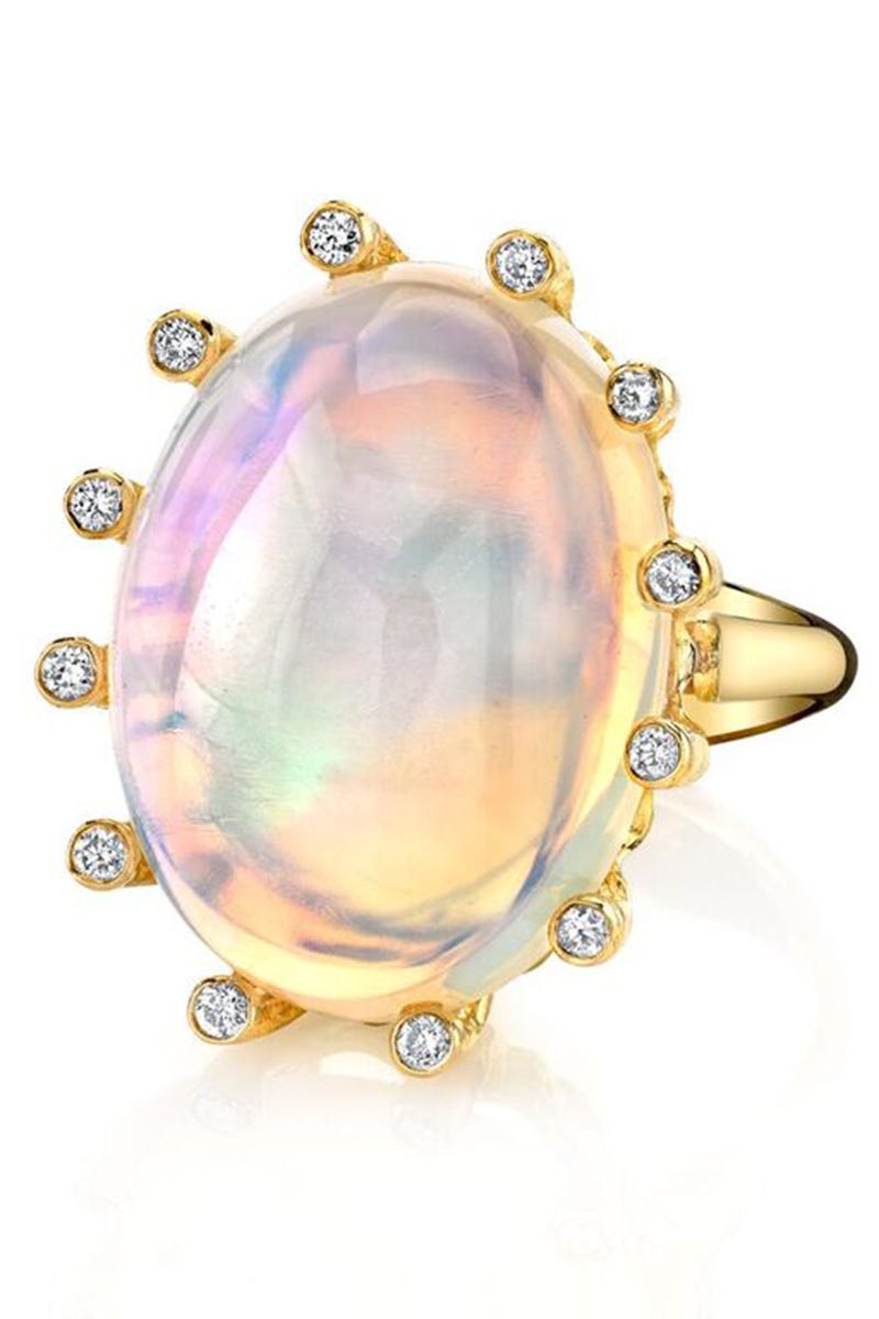 Jewellery, Fashion accessory, Gemstone, Pink, Yellow, Diamond, Close-up, Body jewelry, Ring, Engagement ring, 