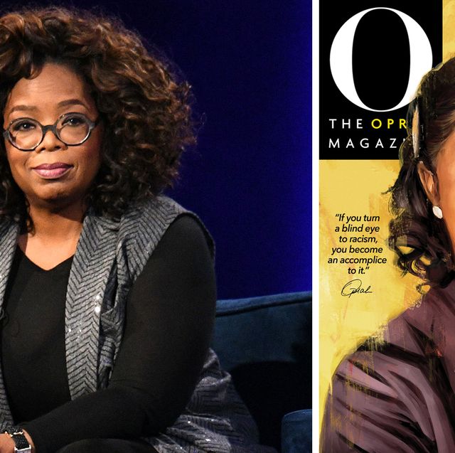 left, oprah winfrey right, o mag cover