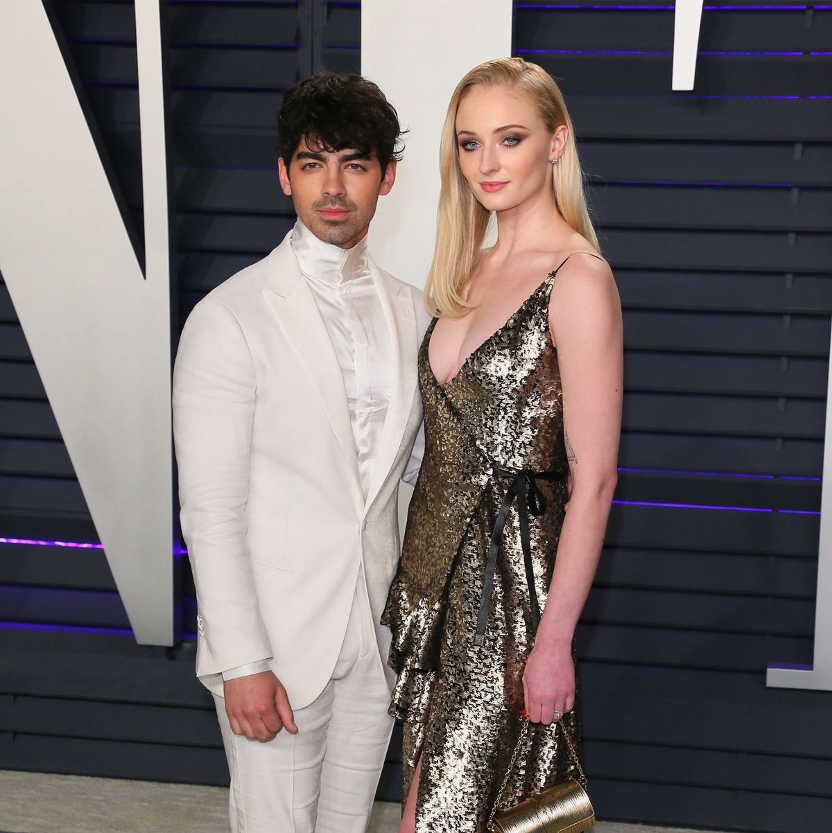 This is why Sophie Turner's white wedding dress took 350 hours to