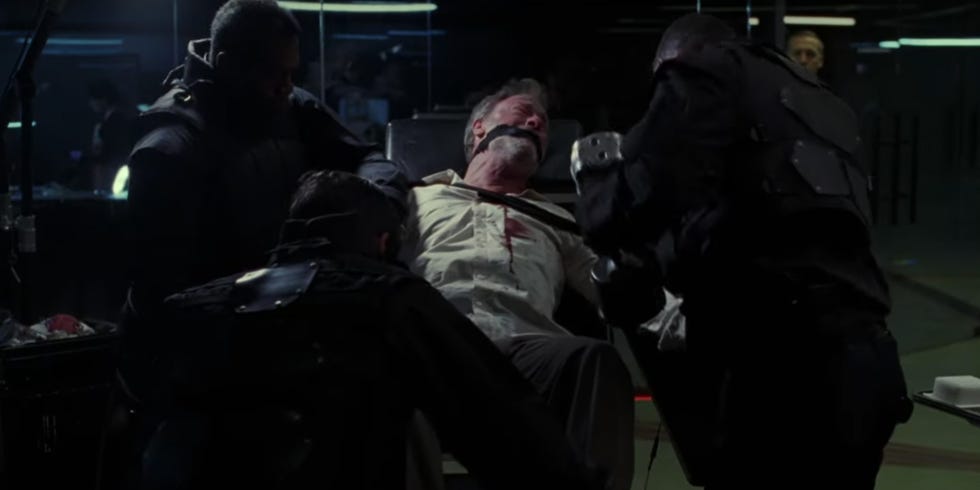 Darkness, Personal protective equipment, Fictional character, Screenshot, Crowd, 