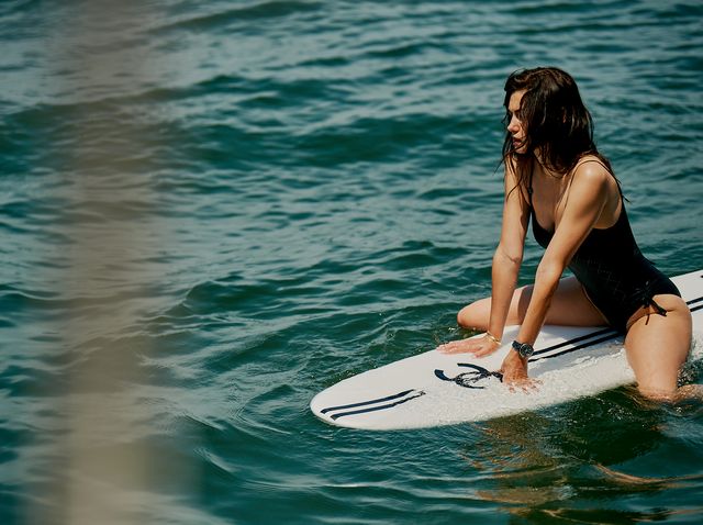 Surfing Equipment, Surfboard, Surface water sports, Surfing, Water, Beauty, Wakesurfing, Recreation, Wave, Water sport, 