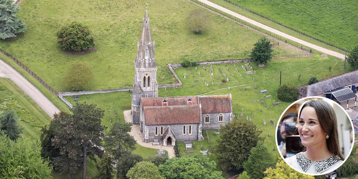 Aerial photography, Bird's-eye view, Building, Tree, Landscape, Church, Architecture, Estate, Photography, Steeple, 