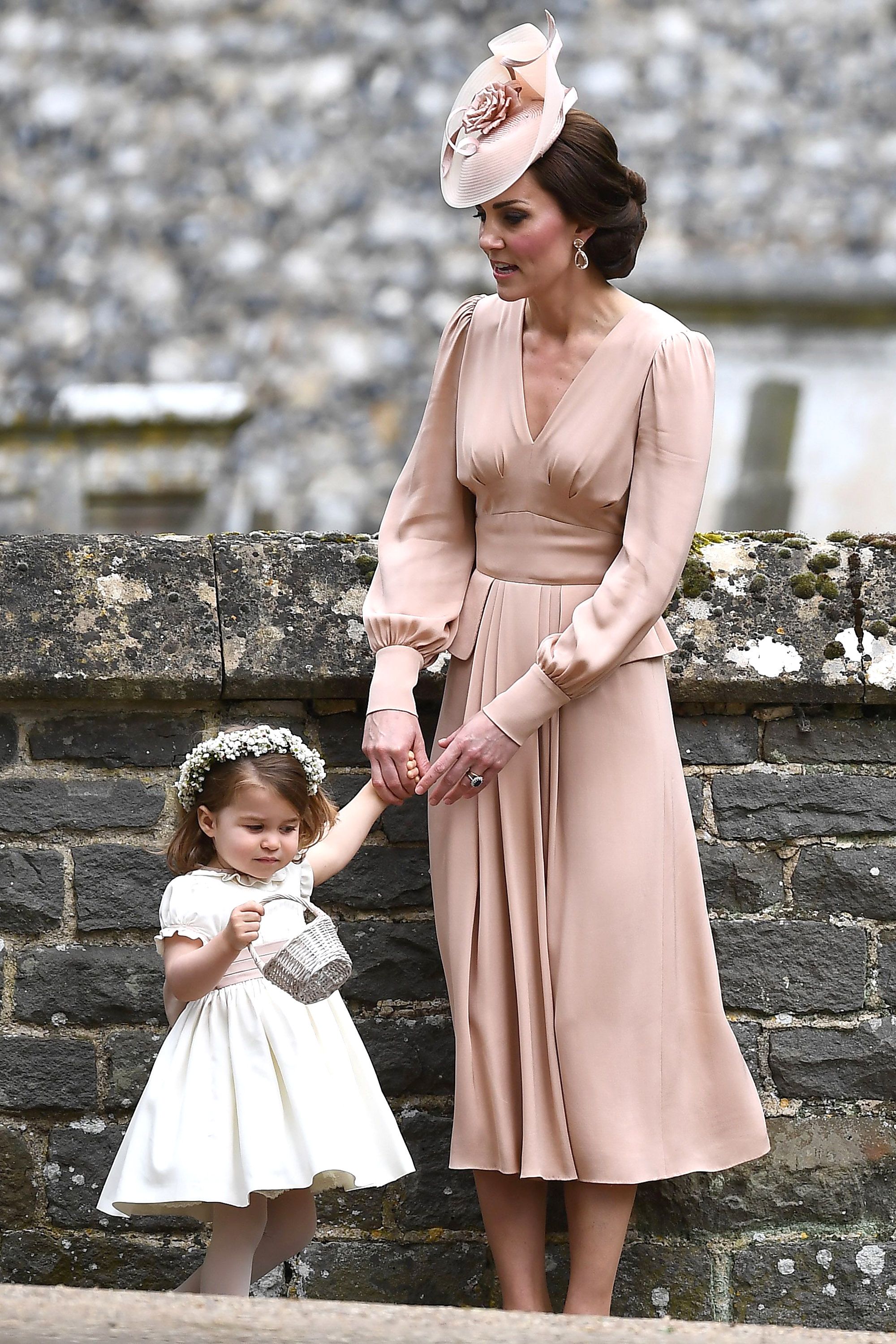 Kate Middleton Wears Pink Alexander McQueen Dress to Pippa Middleton's  Wedding - Kate Middleton's Dress at Pippa's Wedding