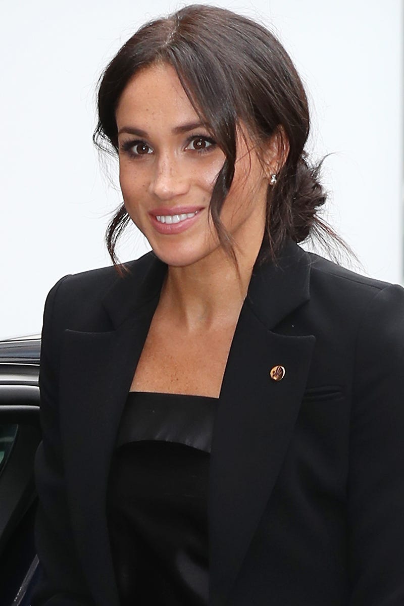 Meghan Markle Wears an Altuzarra Suit to Wellchild Awards with Prince Harry