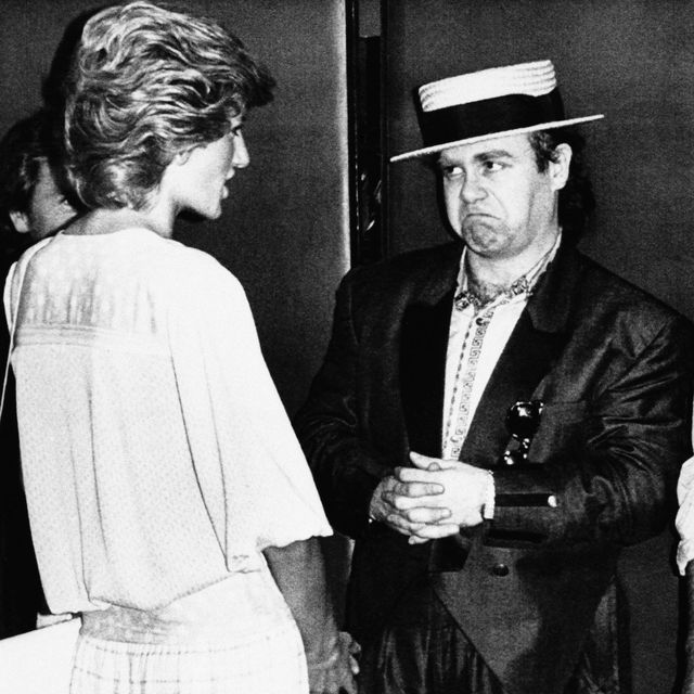 Princess Diana and Elton John