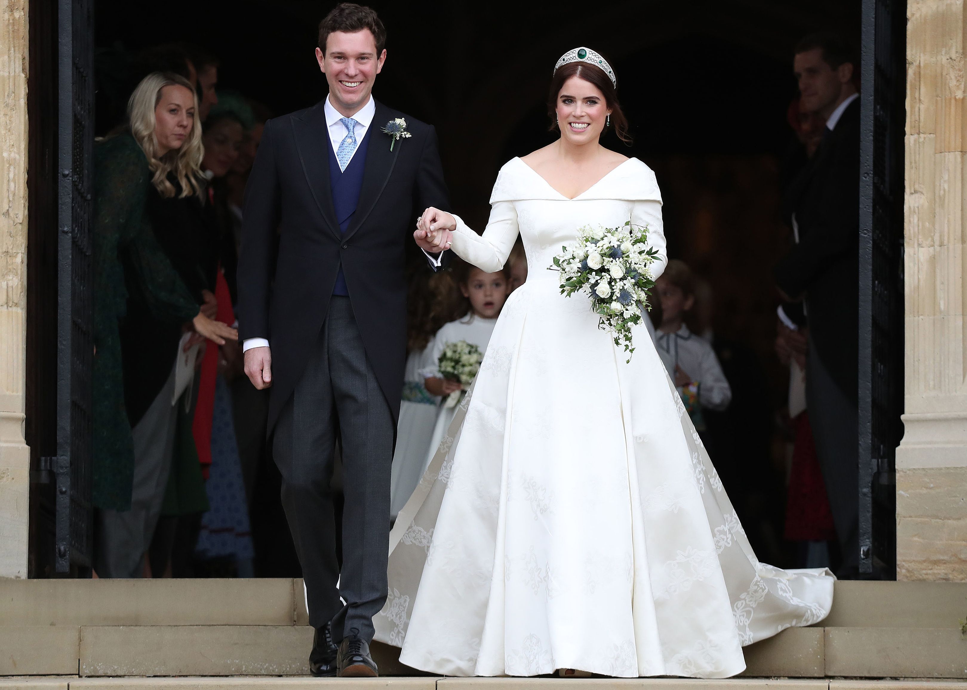 Princess eugenie wedding discount shoes charlotte olympia