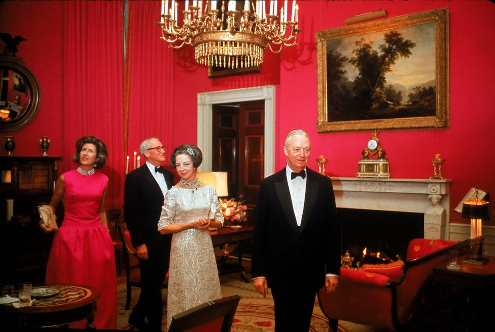 Guests Senator & Mrs John S Cooper flanked by Ambassador