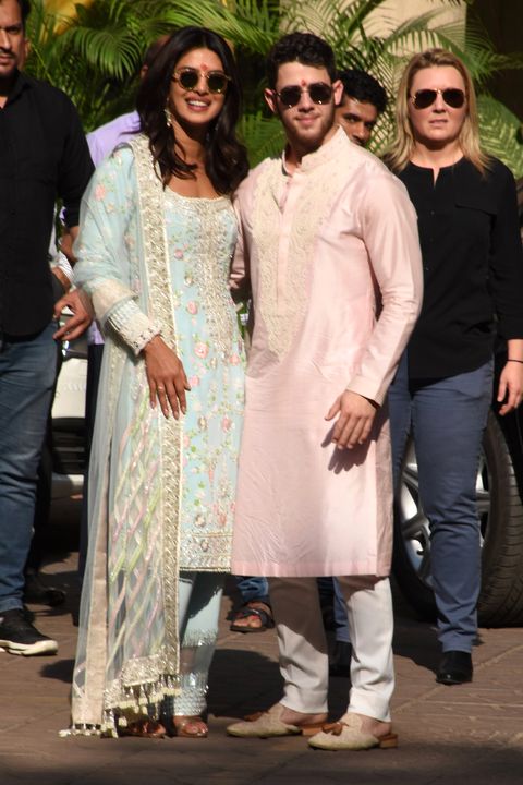EXCLUSIVE: Priyanka Chopra and Nick Jonas seen ahead of their wedding