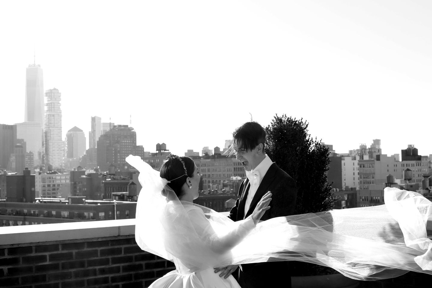 Photograph, White, Black, Black-and-white, Bride, Wedding, Dress, Ceremony, Monochrome photography, Snapshot, 