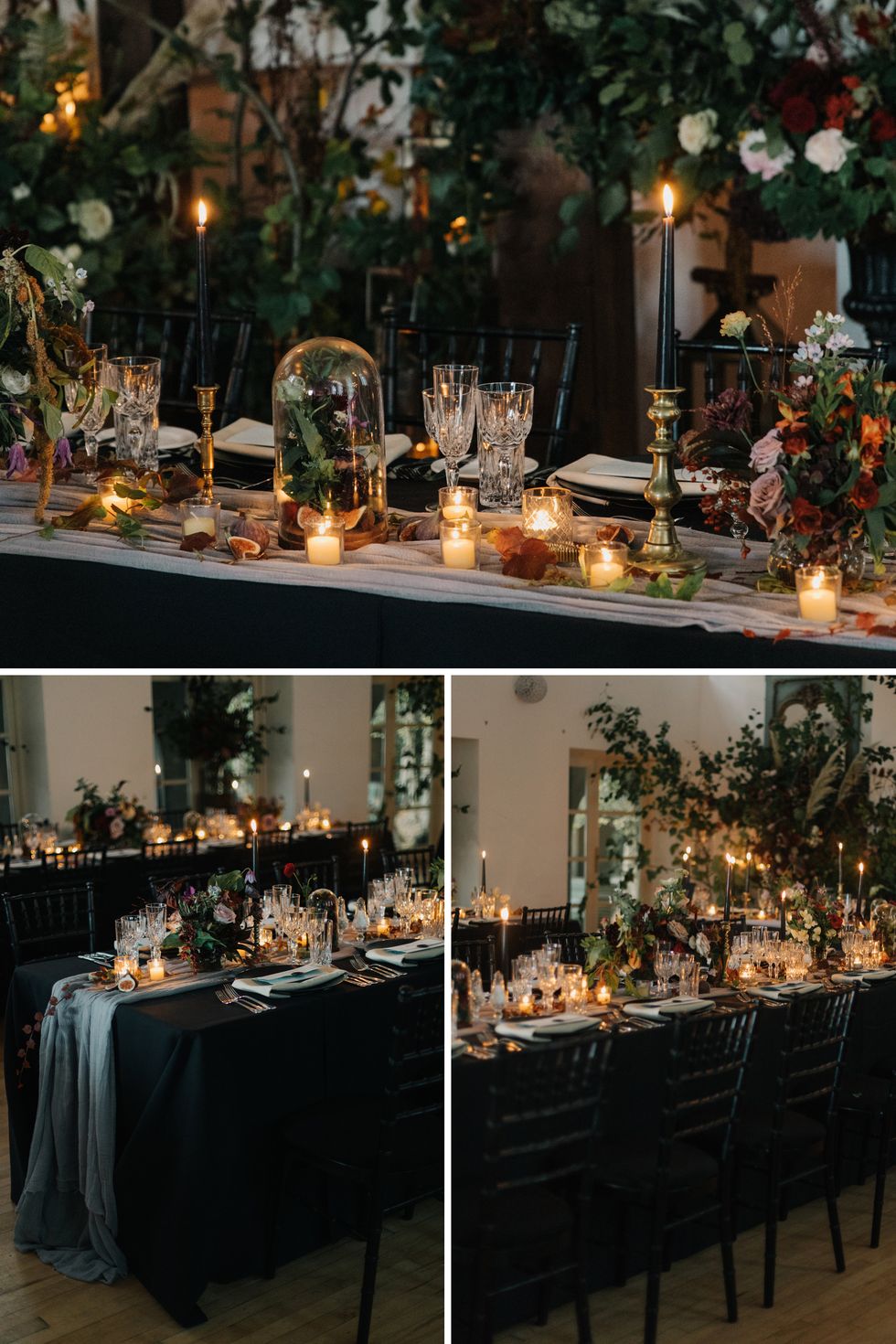 Buffet, Rehearsal dinner, Lighting, Centrepiece, Table, Wedding reception, Meal, Tree, Tablecloth, Christmas, 
