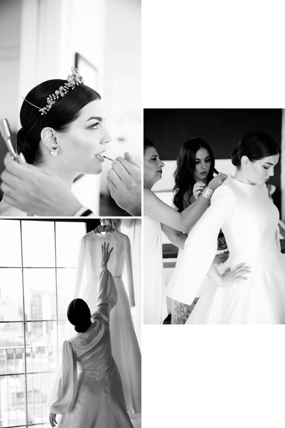 Photograph, White, Headpiece, Veil, Bride, Wedding dress, Black-and-white, Bridal accessory, Hair accessory, Bridal veil, 
