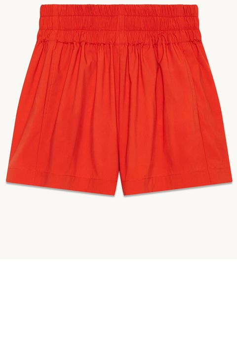 Clothing, Shorts, Sportswear, Active shorts, Red, Orange, Trunks, Bermuda shorts, 