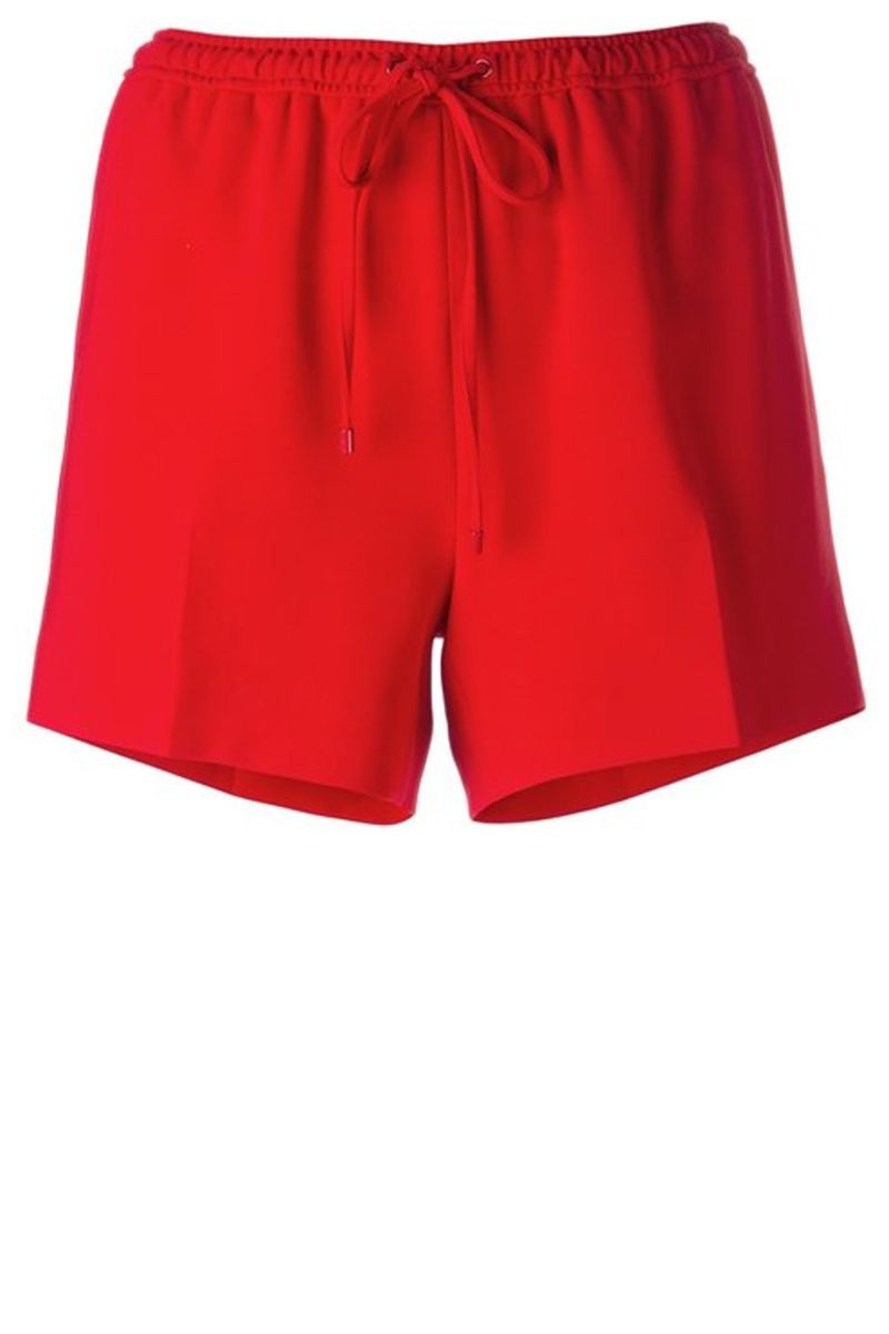 HUPOM Womens Shorts Casual Woman Shorts Shorts High Short Playing Red XL 