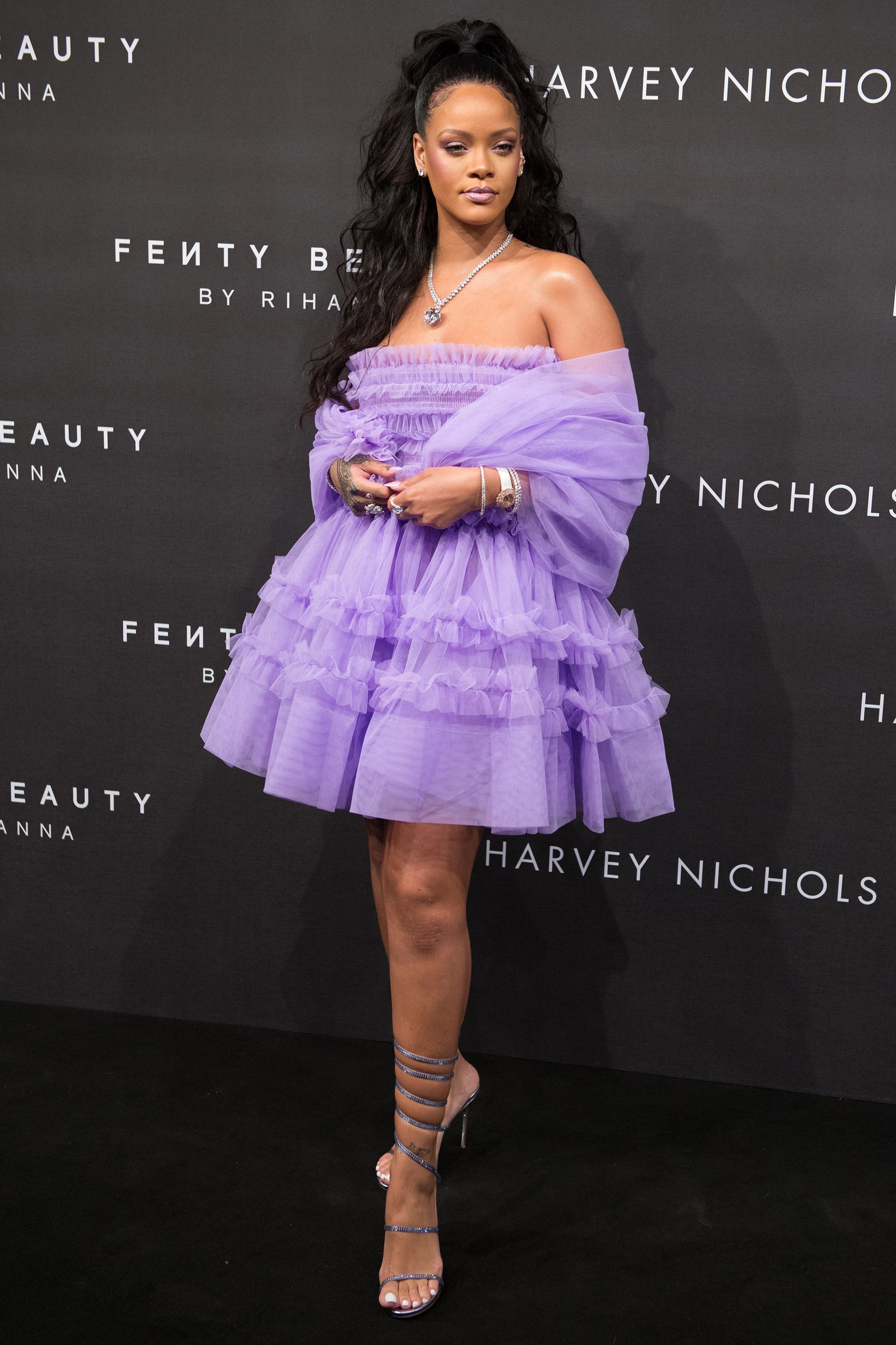 Rihanna Purple Princess Dress - Rihanna Princess Dress at London