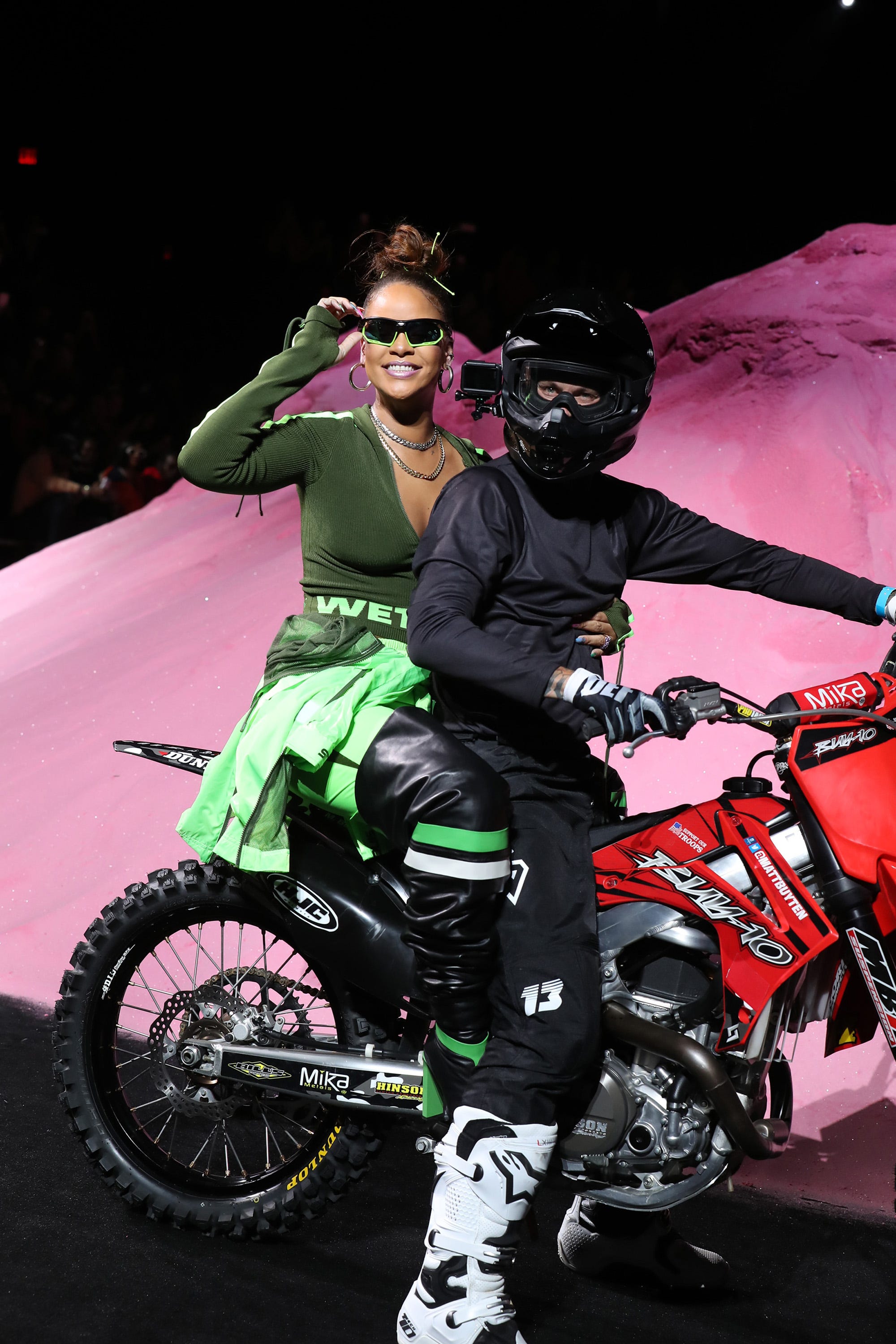 Rihanna Hosts Motorcycle-Themed Fashion Show - Fenty Puma Spring 2018