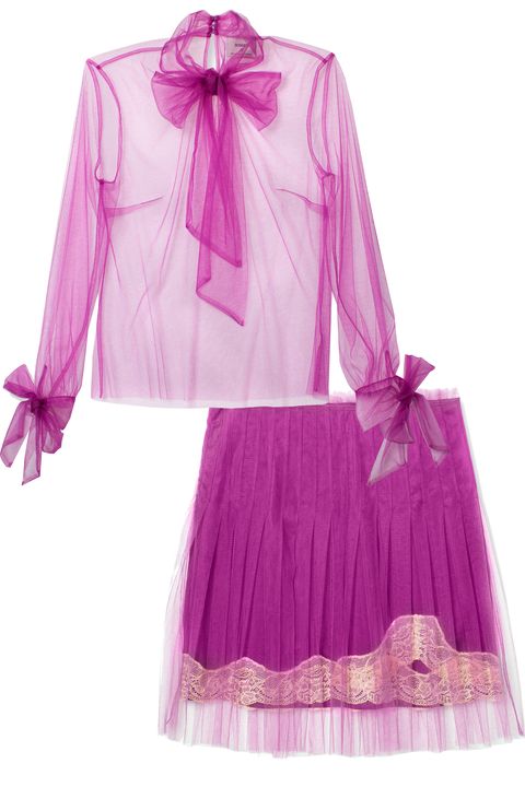 Clothing, Pink, Purple, Violet, Lavender, Dress, Magenta, Sleeve, Outerwear, Costume, 
