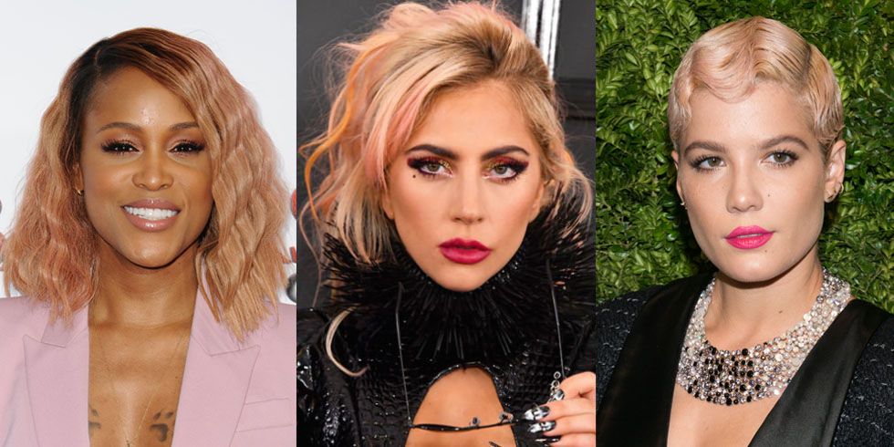 Best Rose Gold Hair Colors - Best Celebrity Rose Gold Hair Colors