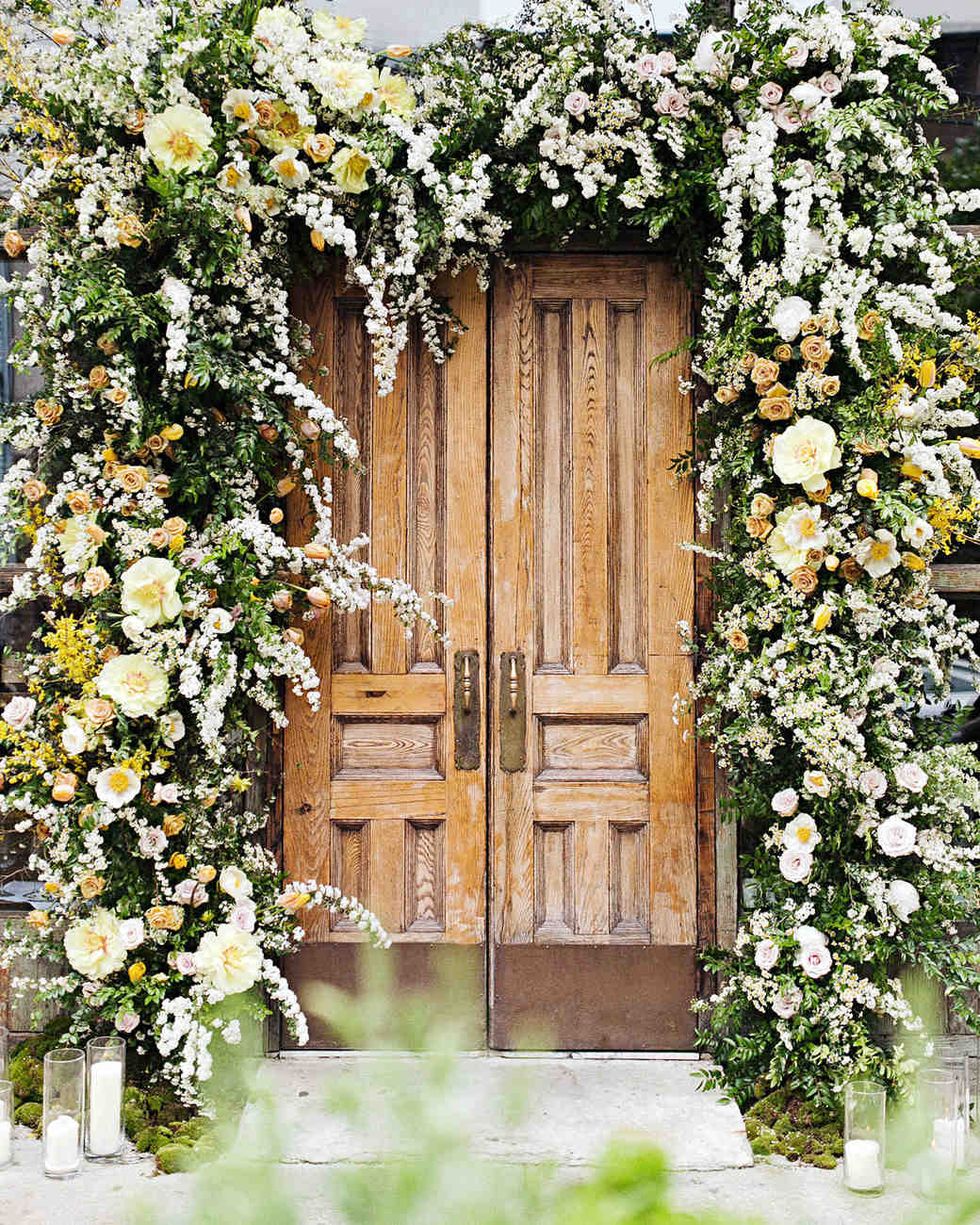 White, Flower, Door, Plant, Wood, House, Architecture, Wall, Spring, Arch, 