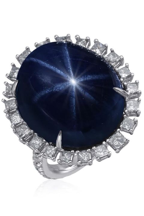 Gemstone, Ring, Fashion accessory, Sapphire, Jewellery, Diamond, Engagement ring, Silver, Metal, Body jewelry, 