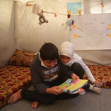 salam, 10, and rami, 13 are siblings from eastern ghouta in syria they fled to idlib in north west syria when shelling hit their community in april 2018 the children and their mother have been reading a lot about the coronavirus and say the camp is not equipped to deal with an outbreak