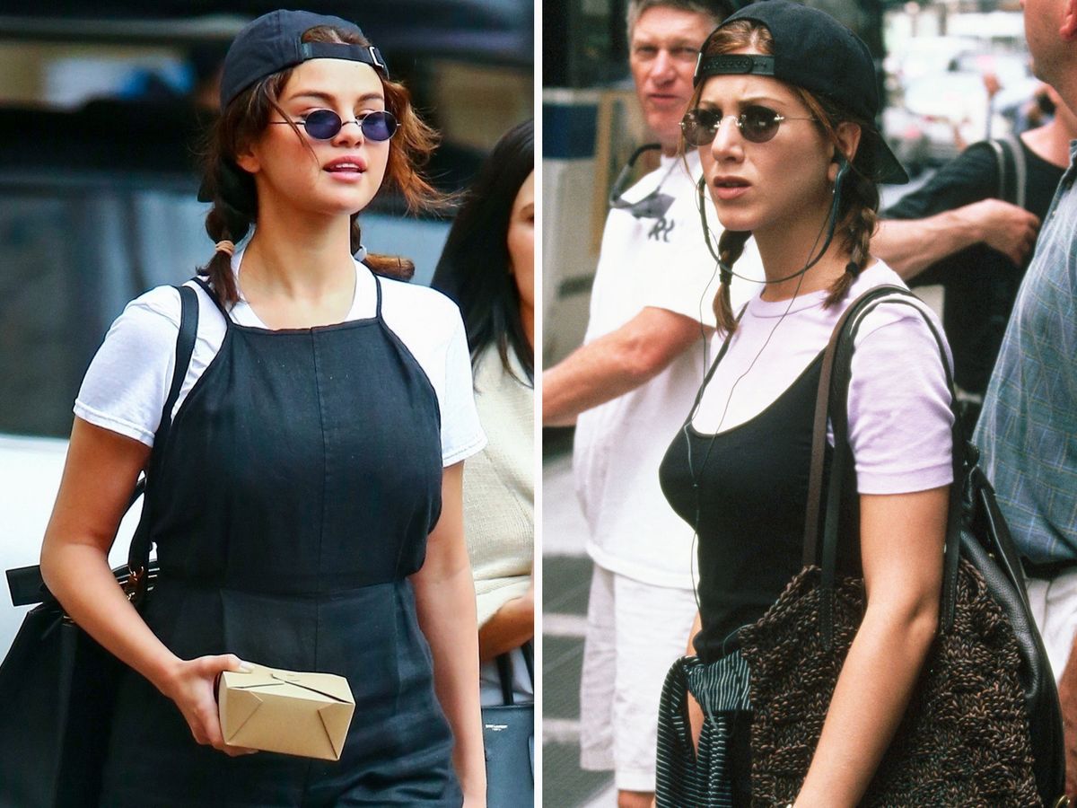 Selena Gomez Copies Jennifer Aniston's Iconic '90s Outfit