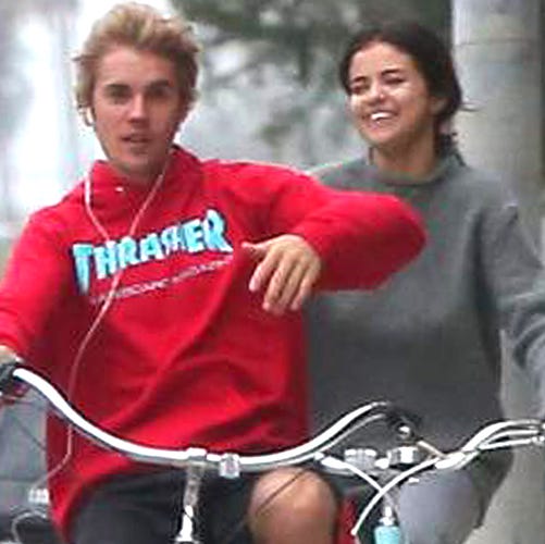 justin bieber and selena gomez