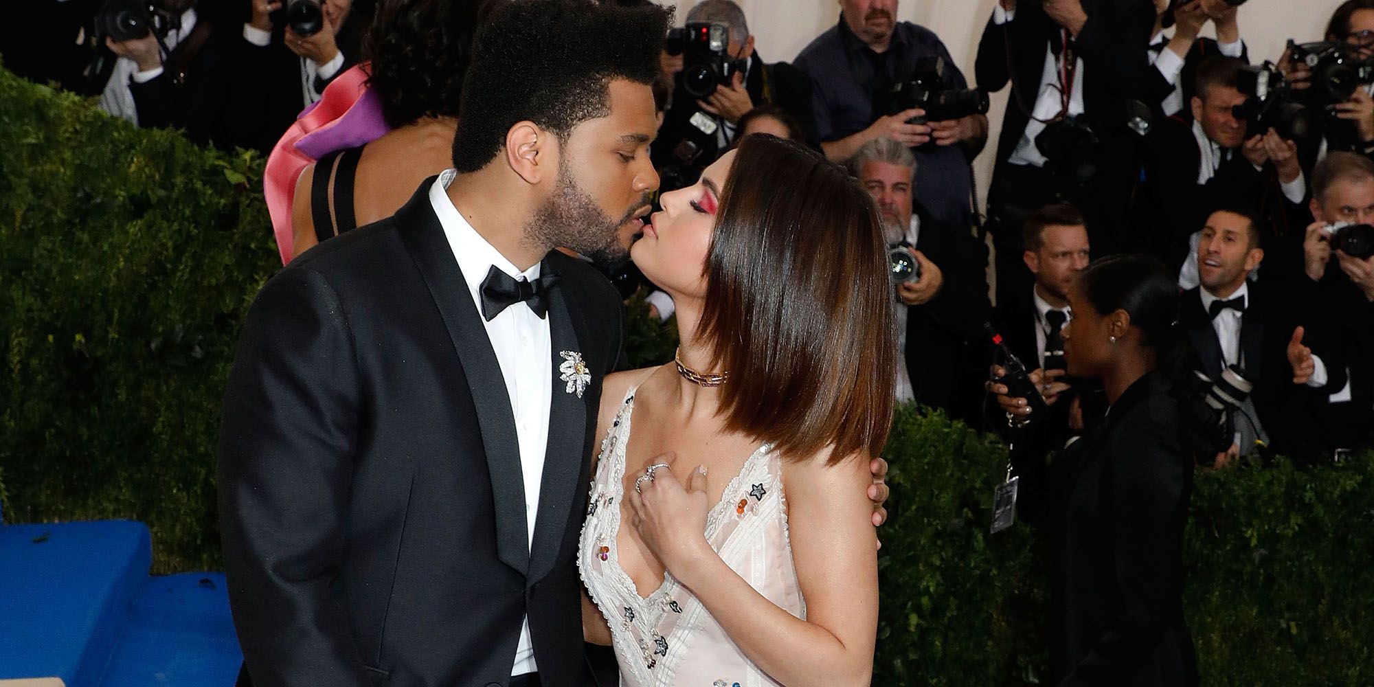 Selena Gomez And The Weeknd Make First Red Carpet Appearance At