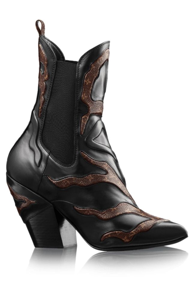 Footwear, Boot, Shoe, Brown, Cowboy boot, High heels, Durango boot, Riding boot, 