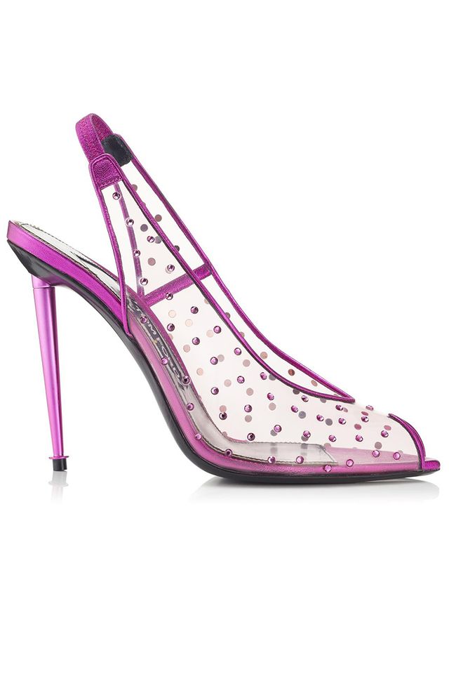 Footwear, High heels, Slingback, Pink, Magenta, Shoe, Purple, Violet, Basic pump, Court shoe, 