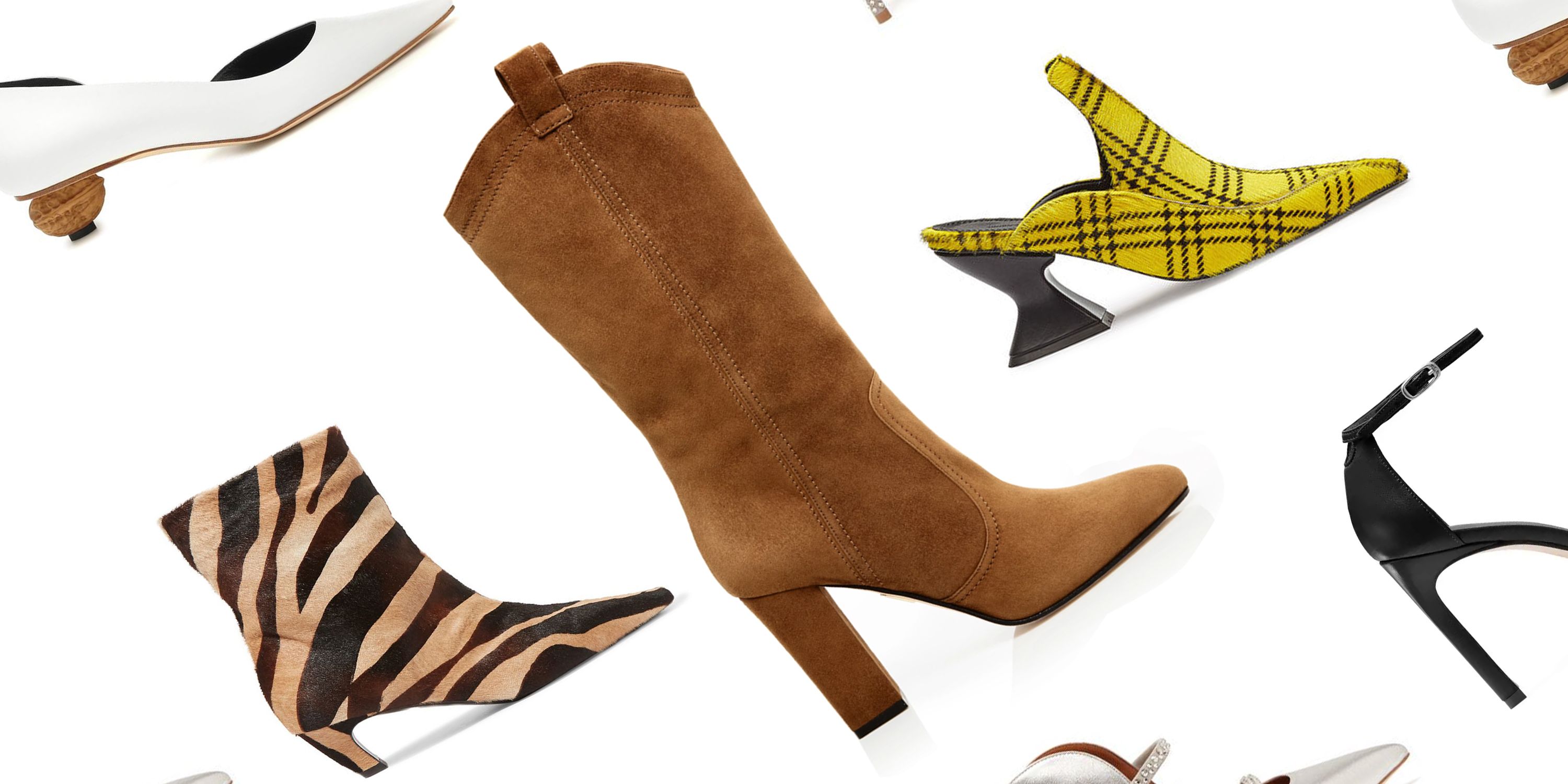 Buy White Block Heels Shoes Online | Best Deals & Prices – The ZigZag Stripe