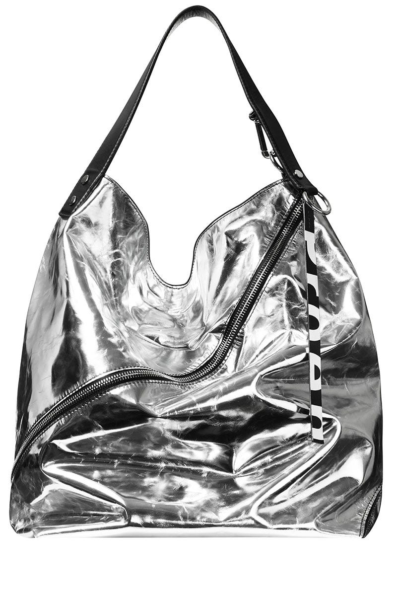 Bag, Hobo bag, Handbag, Shoulder bag, Black-and-white, Fashion accessory, Monochrome photography, Style, 