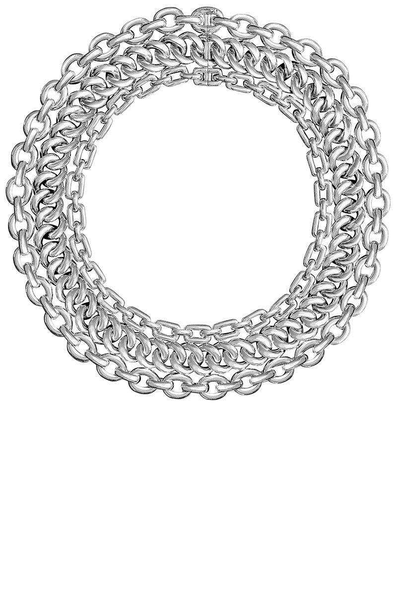 Body jewelry, Jewellery, Fashion accessory, Chain, Silver, Metal, Platinum, Oval, Circle, 