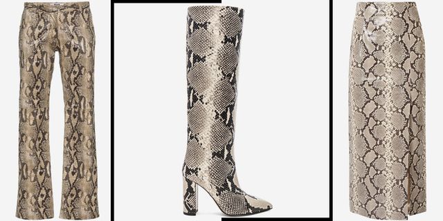 Shop the Snakeskin Print Trend We're Going All In On