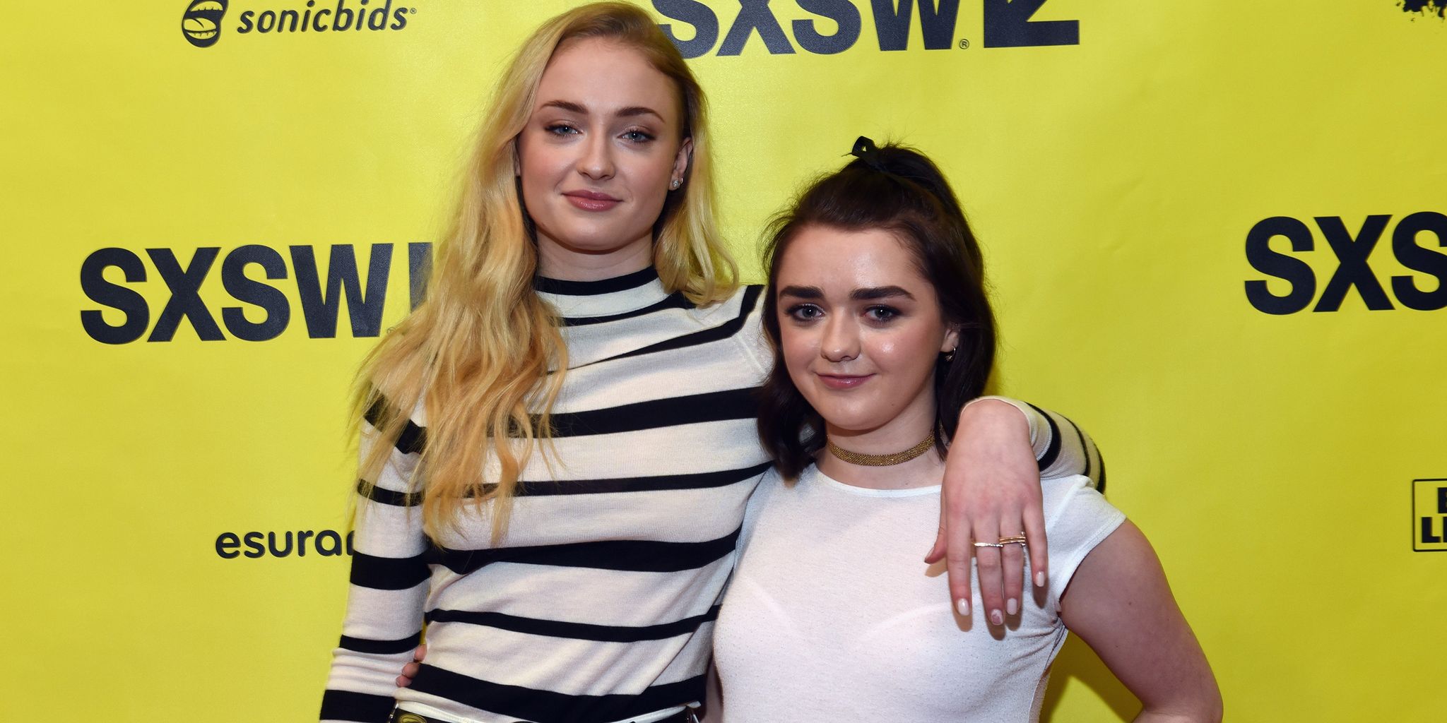 maisie williams and sophie turner